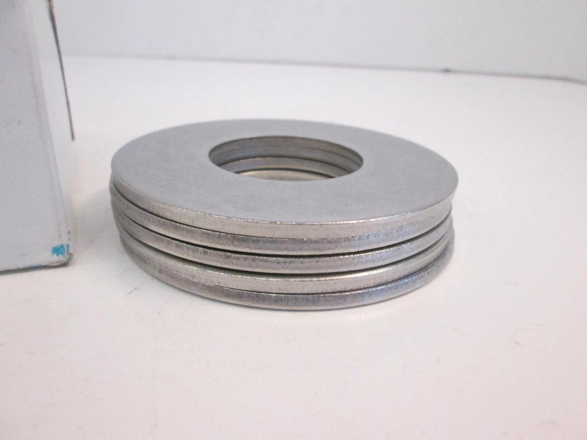 McMaster 18-8SS Flat Washers, 1 3/8, Lot of 5