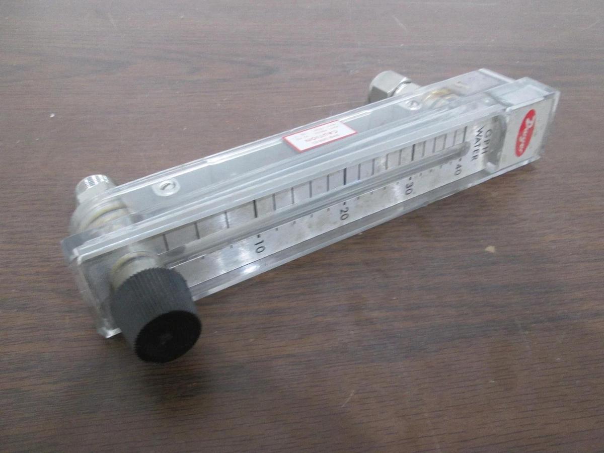 Used Dwyer, 0-40 GPH Water, Flowmeter, Used