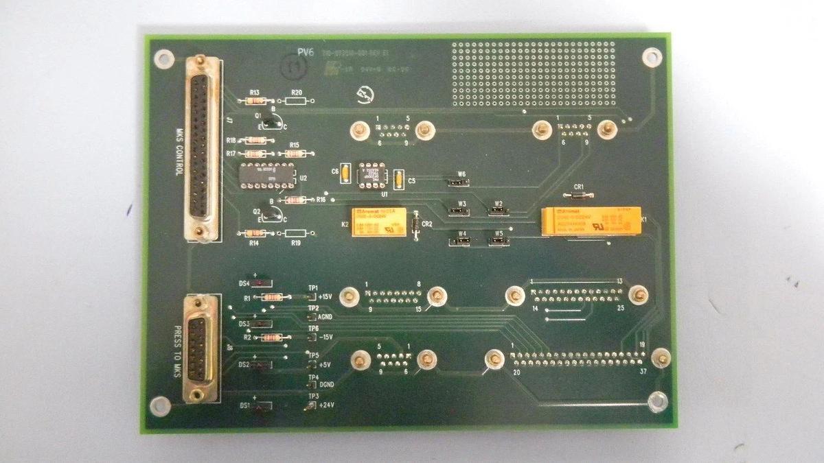 Used LAM Research 810-077616-001 Rev E2, Vacuum Interface, PCB, Working When Removed