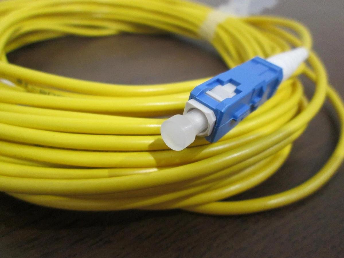 Used FiberWave Corp., SC-SC SM 10 Meter, Fiber Optic Cable, Used