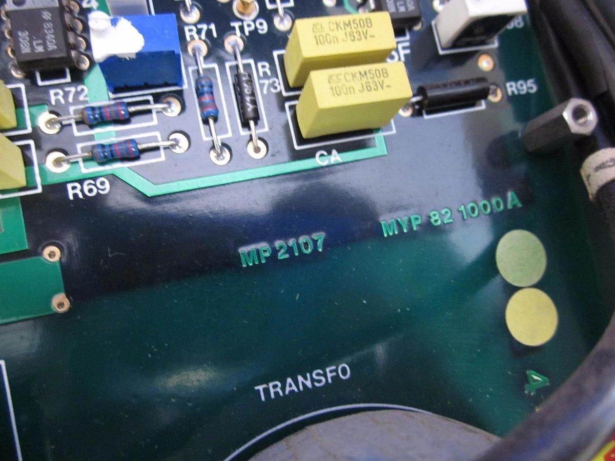 Used Semy Engineering MYP821000A 6 Input T/C Amplifier Assy w/ Box/Wires/Cabels