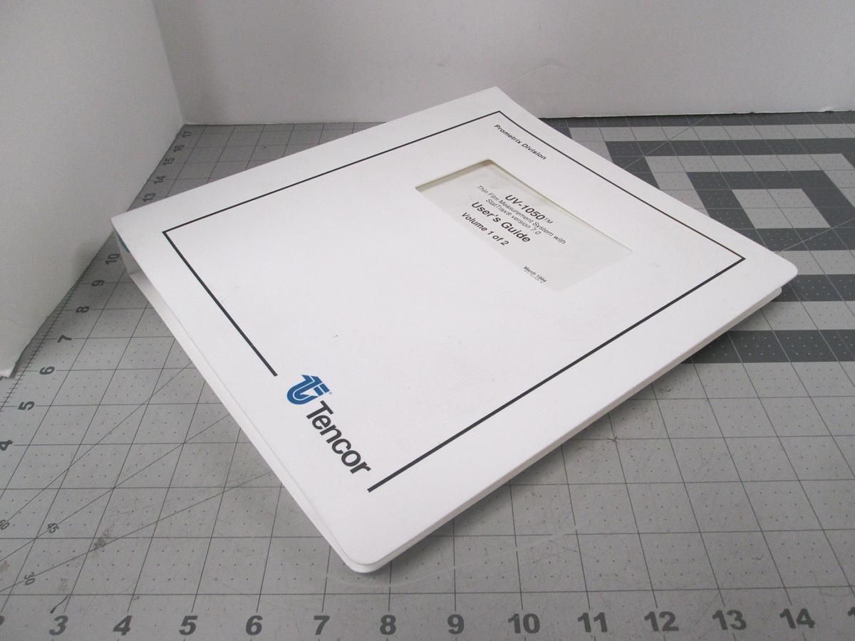 Used Tencor, Prometrix, UV-1050, Volume 1 User's Guide for StatTrax Version 7.0, Used