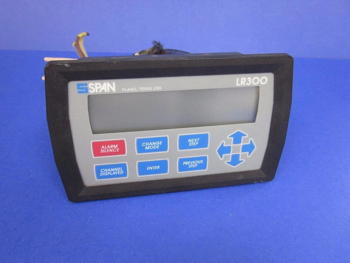 Used Span Instruments LR300 Multi-Channel Controller Display, transducer display unit