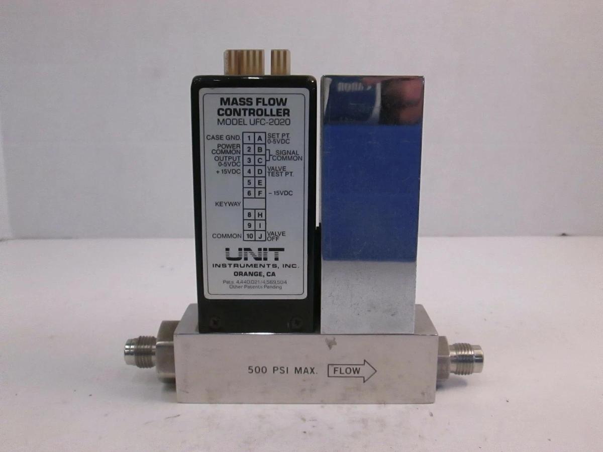 Used Unit UFC-2020 Mass Flow Controller, H2, 30 SLM, 1/4" MVCR, Used