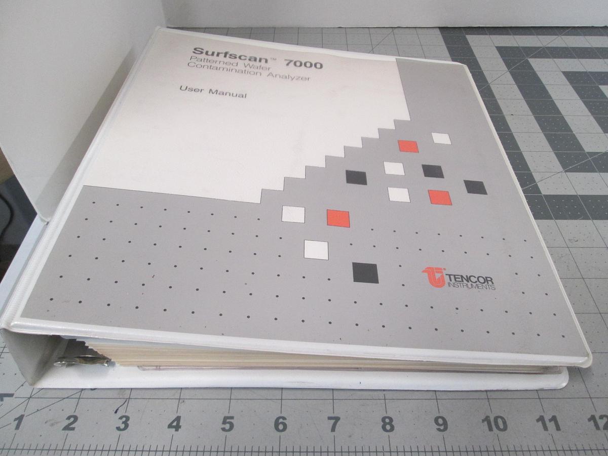 Used Tencore, Prometrix, Surfscan 7000 Patterned Wafer Contamination Analyzer User's Guide, 124214, Used