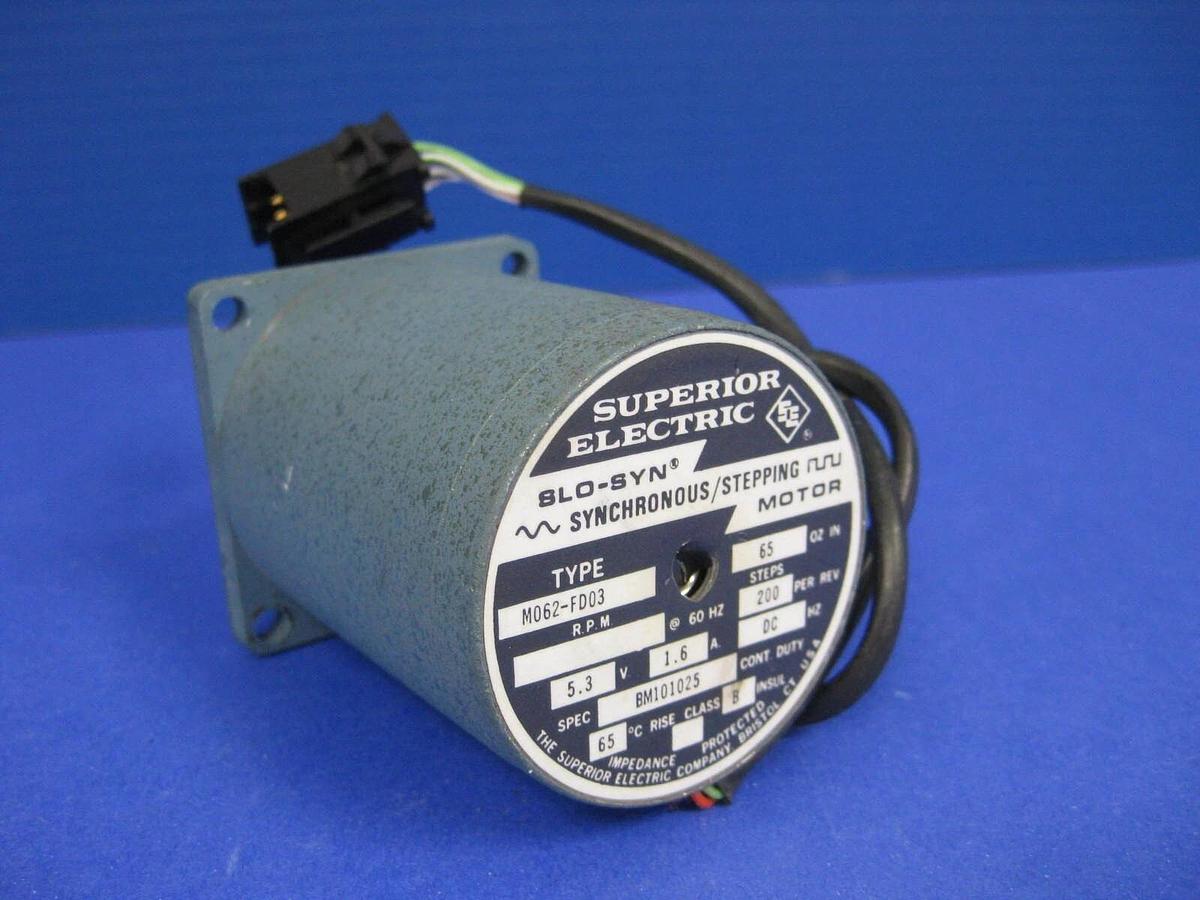 Superior Electric M062-FD03 Slo-Syn Stepping Motor, 5.3VDC, 1.6A, New