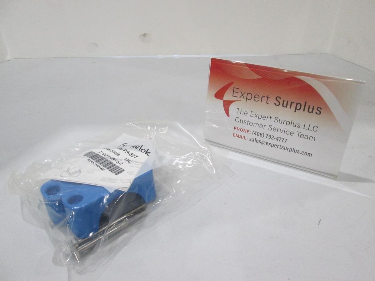 Used Swagelok, 304-S6-PP-32T, 2" Support Kit, New