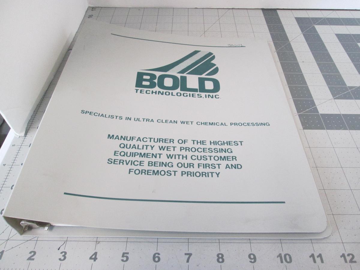 Used Bold Technologies, 1658, 4 Bottle Wash Station, Motorola Com 1, Instruction Manual, Used
