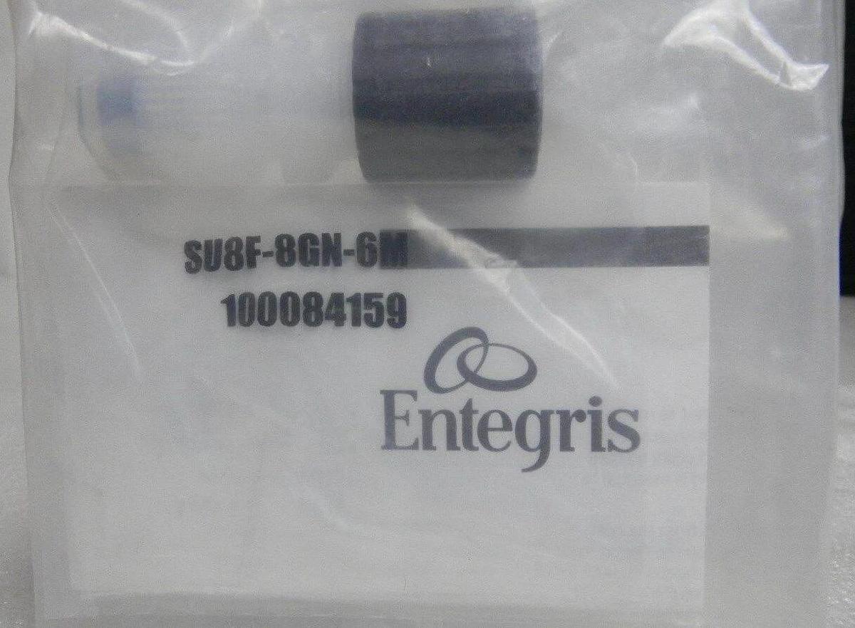 Entegris Fluoroware SU8F-8GN-6M, 1/2" Flaretek To 1/2" Tube Adapter, Lot of 3