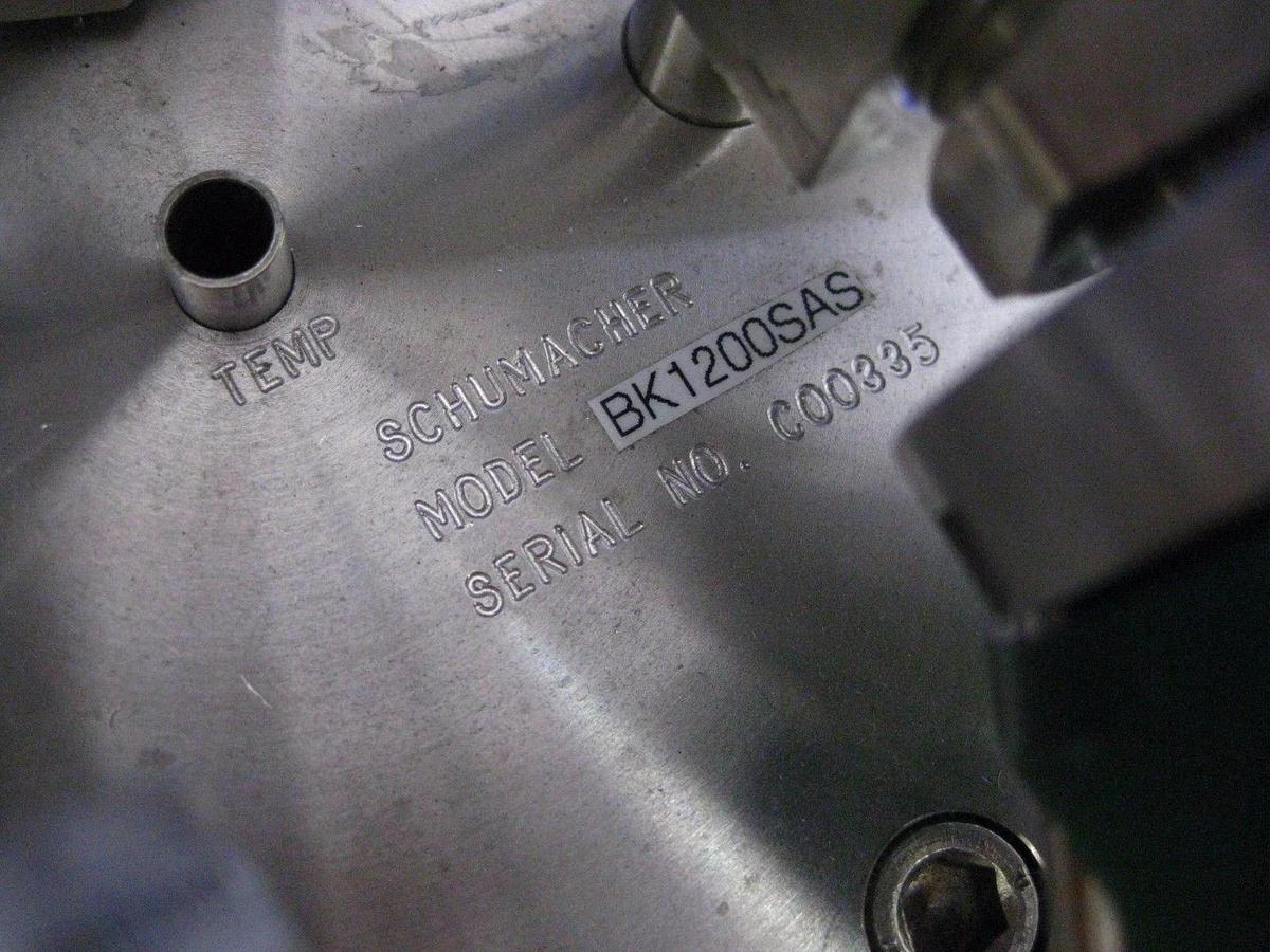 Used SCHUMACHER BK1200SAS Source Container - Helium