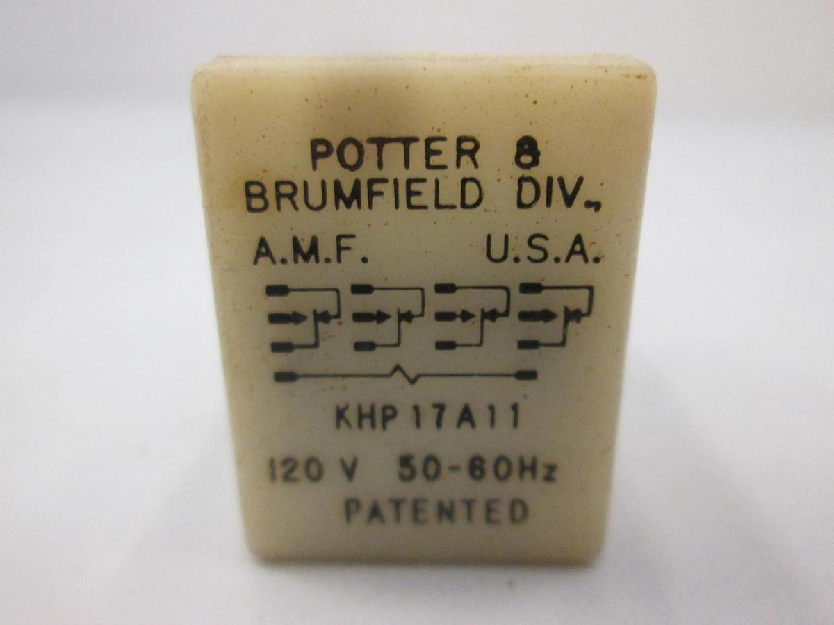 Used Potter & Brumfield, KHP17A11, Relay, 120V, Used