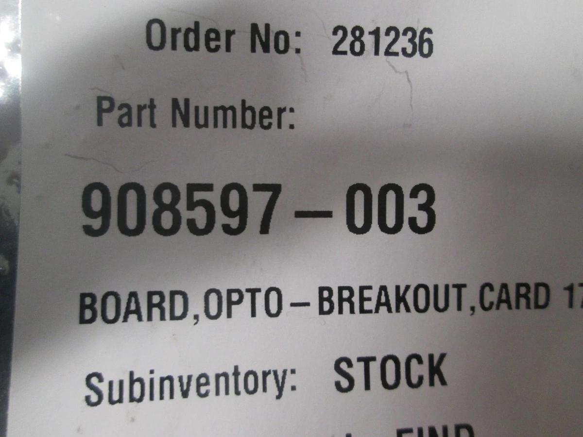 Watkins Johnson, 908597-003, Opto Breakout PCB Assy, WJ999, WJ1500, New