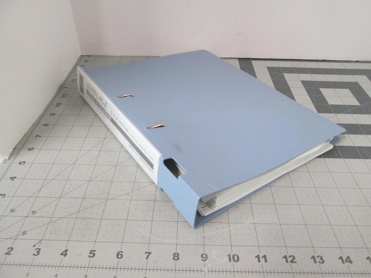 Used TEL Tokyo, ALPHA-8S, O.E.M. Manual Vol. 2, P-D-Poly, As-D-Poly, Used