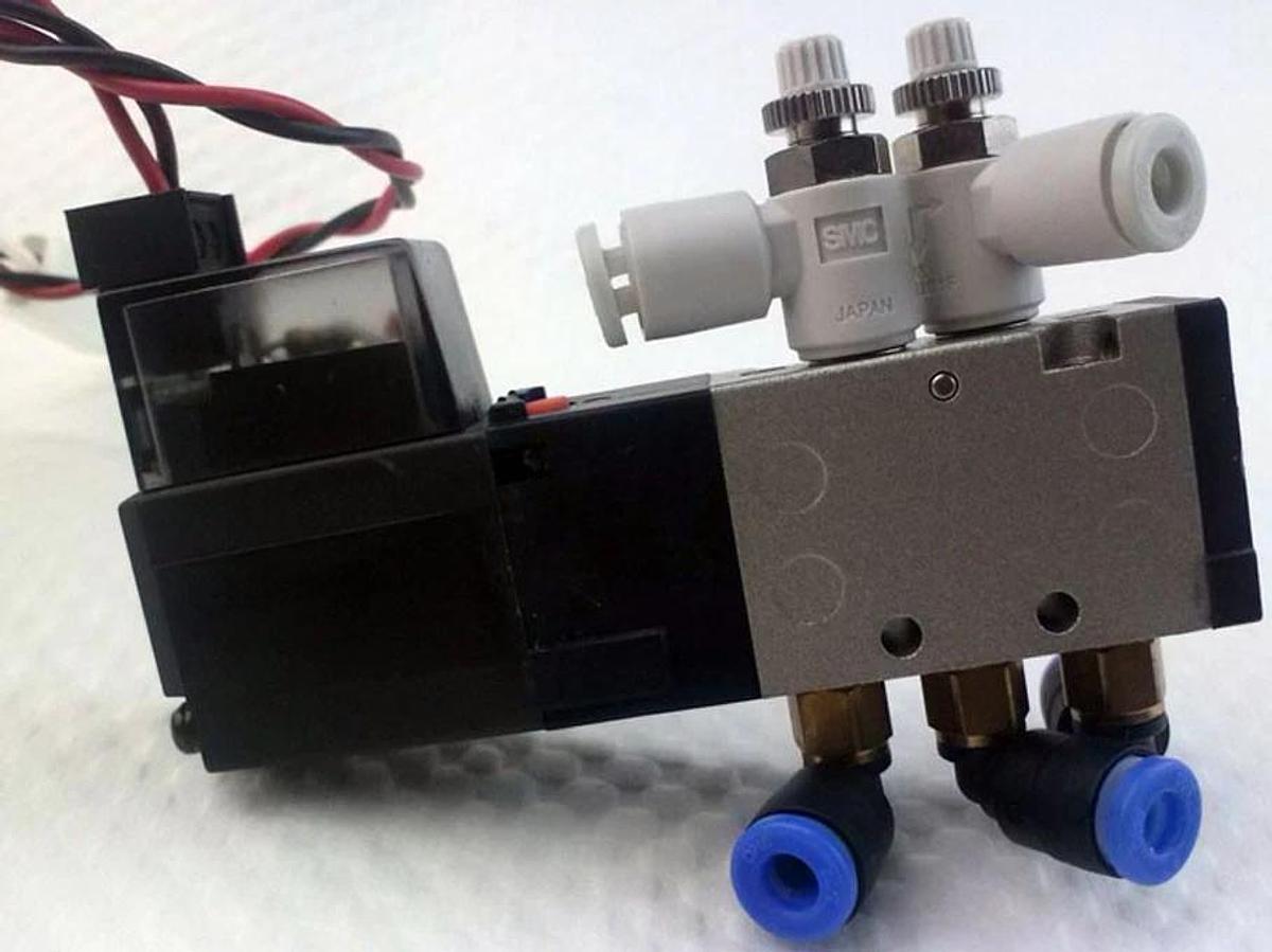 Used SMC,10-VZ3123 5 Port Solenoid Valve, Used