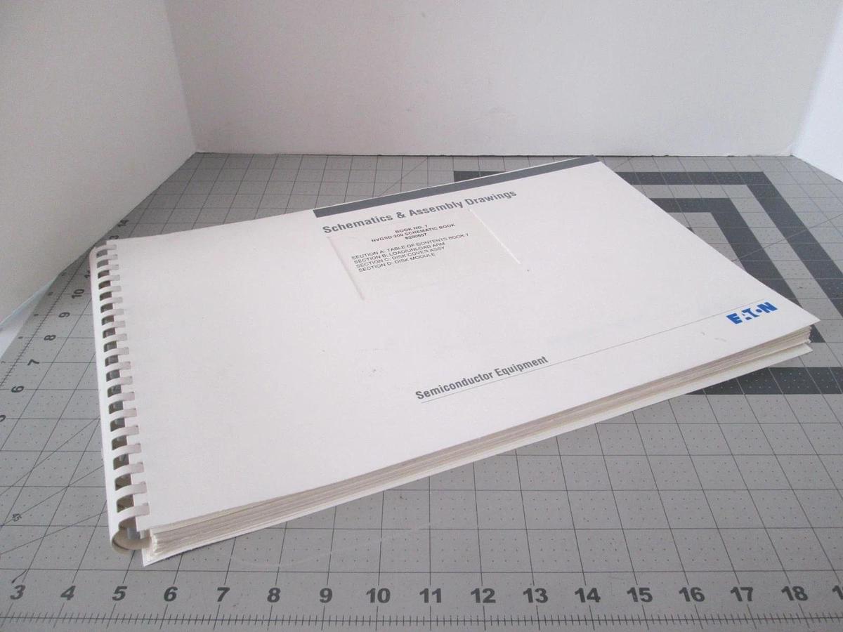 Used Eaton, NVGSD-200, Book 7, Schematics and Assembly Drawings, Used
