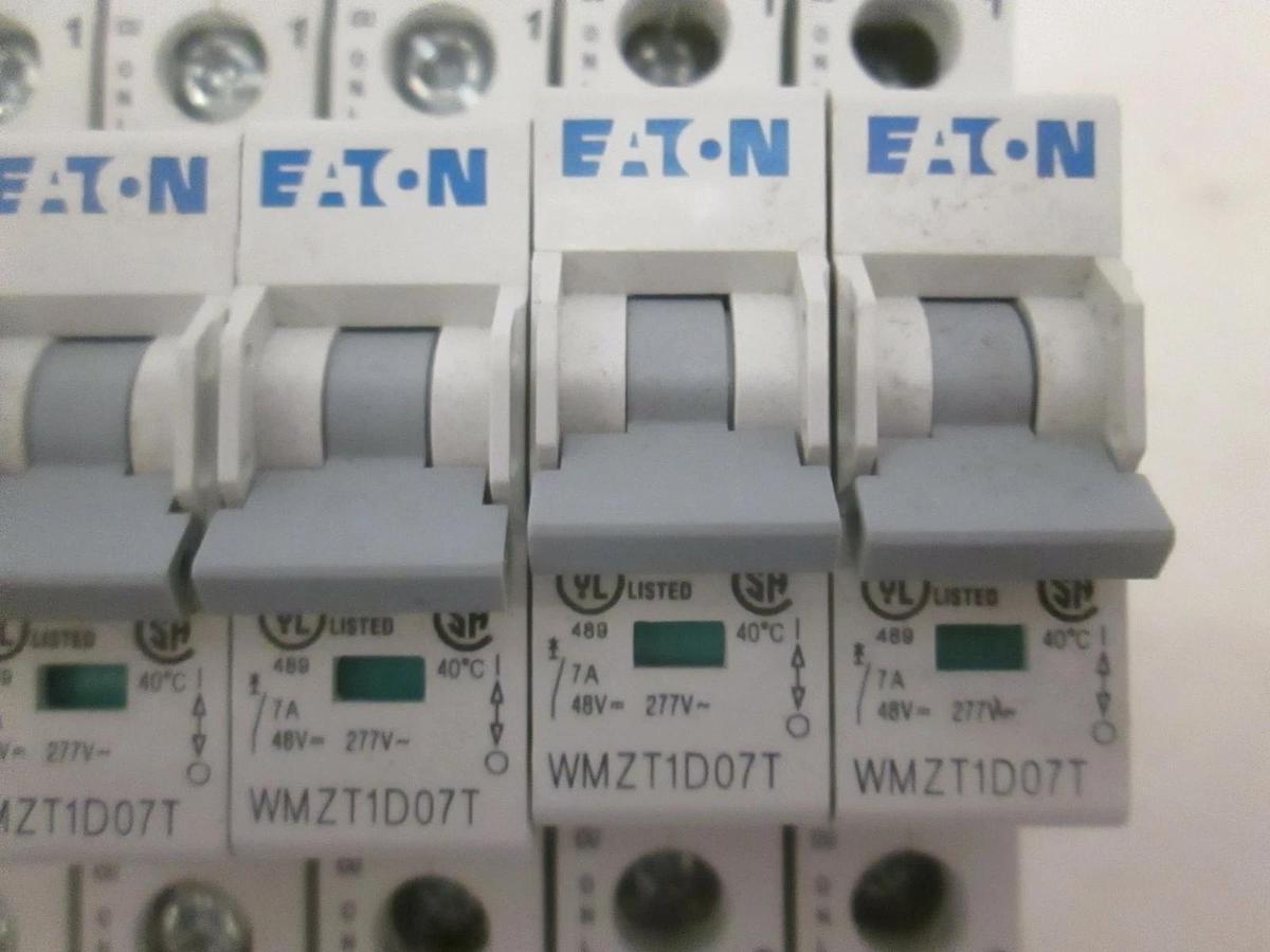 Used Eaton, WMZT1D07T, Circuit Breaker, Used, Lot of 8