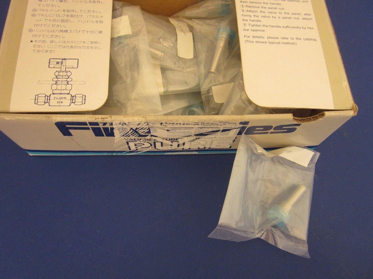 Used FUJIKIN UJR-6.35S-L31-AW-UP 1/4" Auto Weld Sleeve, Socket Weld Gland - Lot of 26