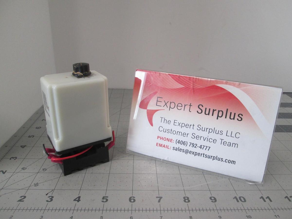 Used Potter & Brumfield CKB-38-77010 Time Delay Relay 0.1 sec to 10 sec, Used