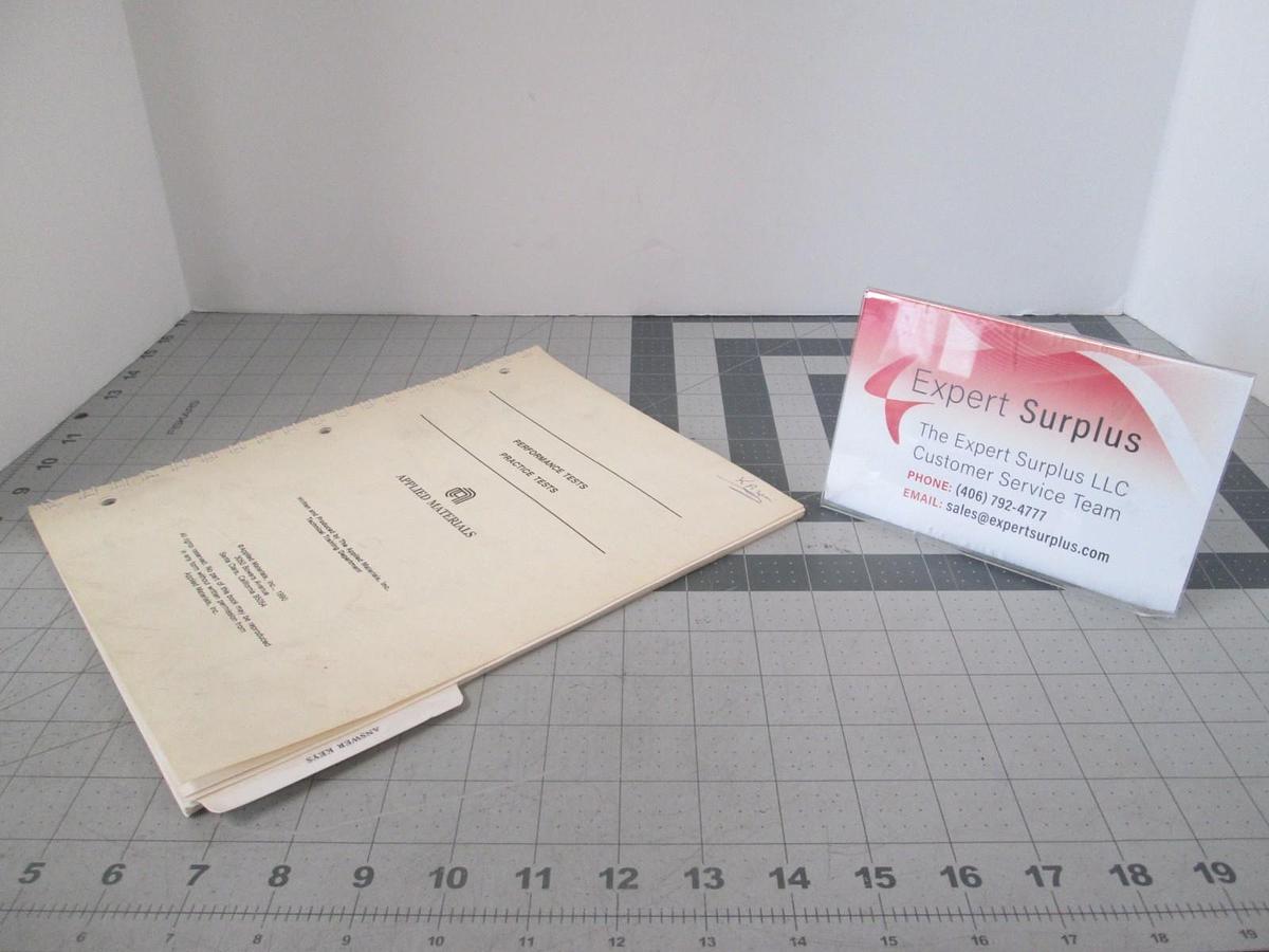 Used AMAT, Performance Tests, Practice Tests, Used