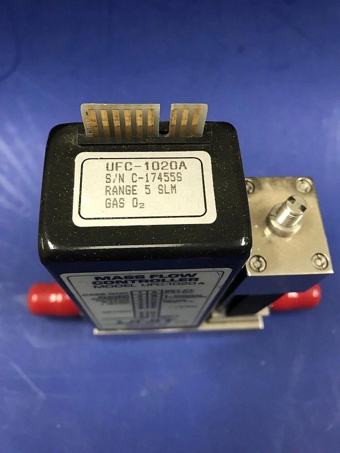 Used Unit UFC-1020A, MFC, Mass Flow Controller, O2, 5 SLM, 1/4" VCR, Used