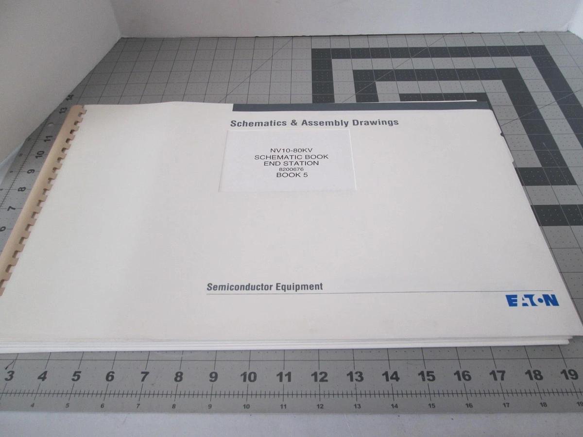 Used Eaton, NV10-80KV, Book 5, Schematics Book End Station, Used