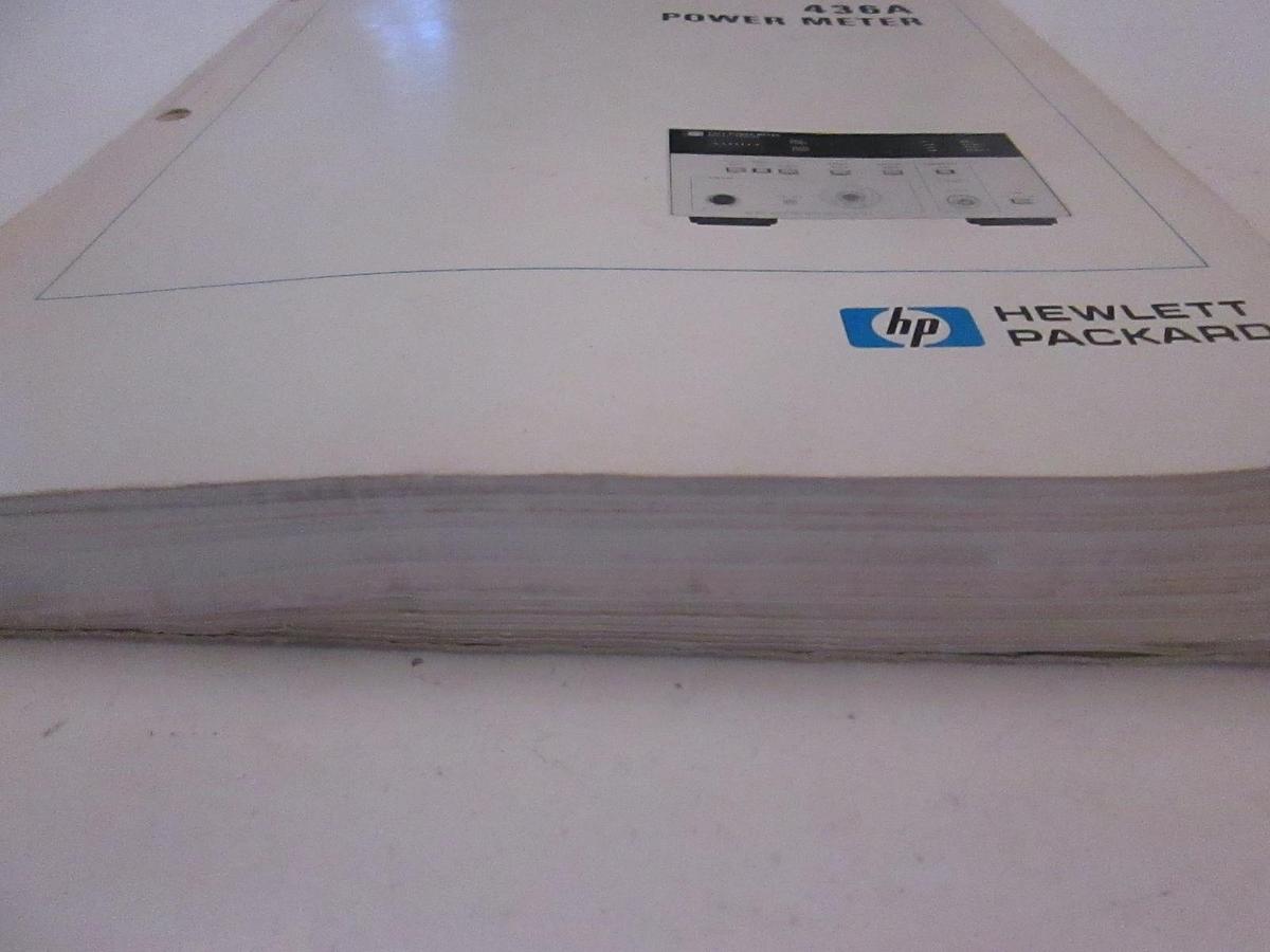 Used HP 436A Power Meter Operating and Service Manual, Used