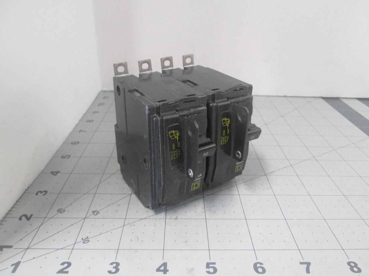 Square D, QO215, 2 Pole, Circuit Breaker, 10KA, 120/240V, QO Series, New, Lotof2