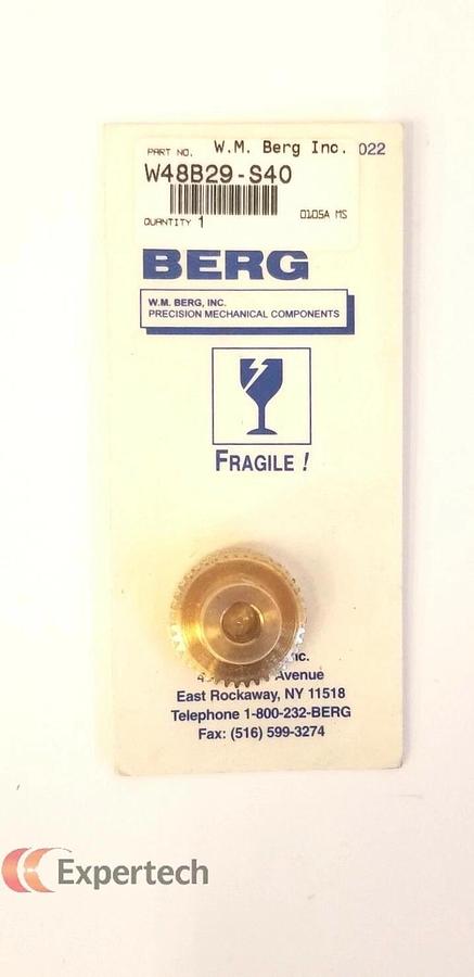 WM Berg W48B29-S40, Aluminum Timing Pulley, NIP