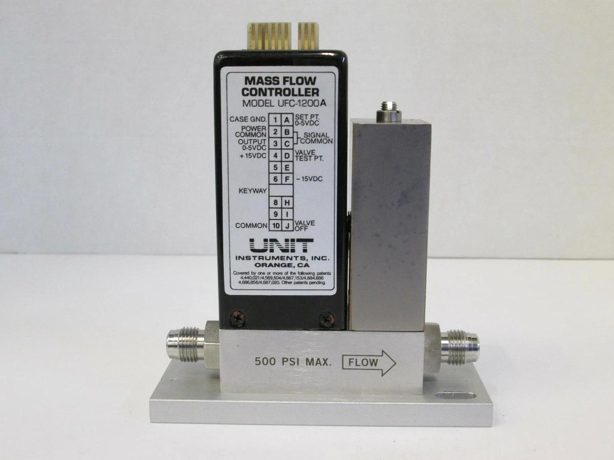 Used Unit UFC-1200A Mass Flow Controller MFC, N2, 2 SLM, 1/4" Male
