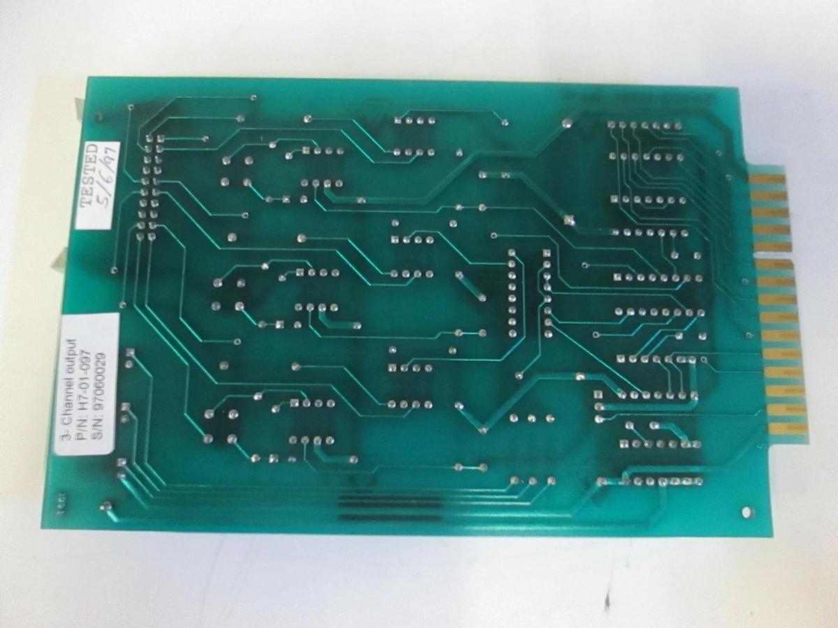 Used Tempress 5 22 124, 3-Channel Output Board, 7.01.097, PCB, Used
