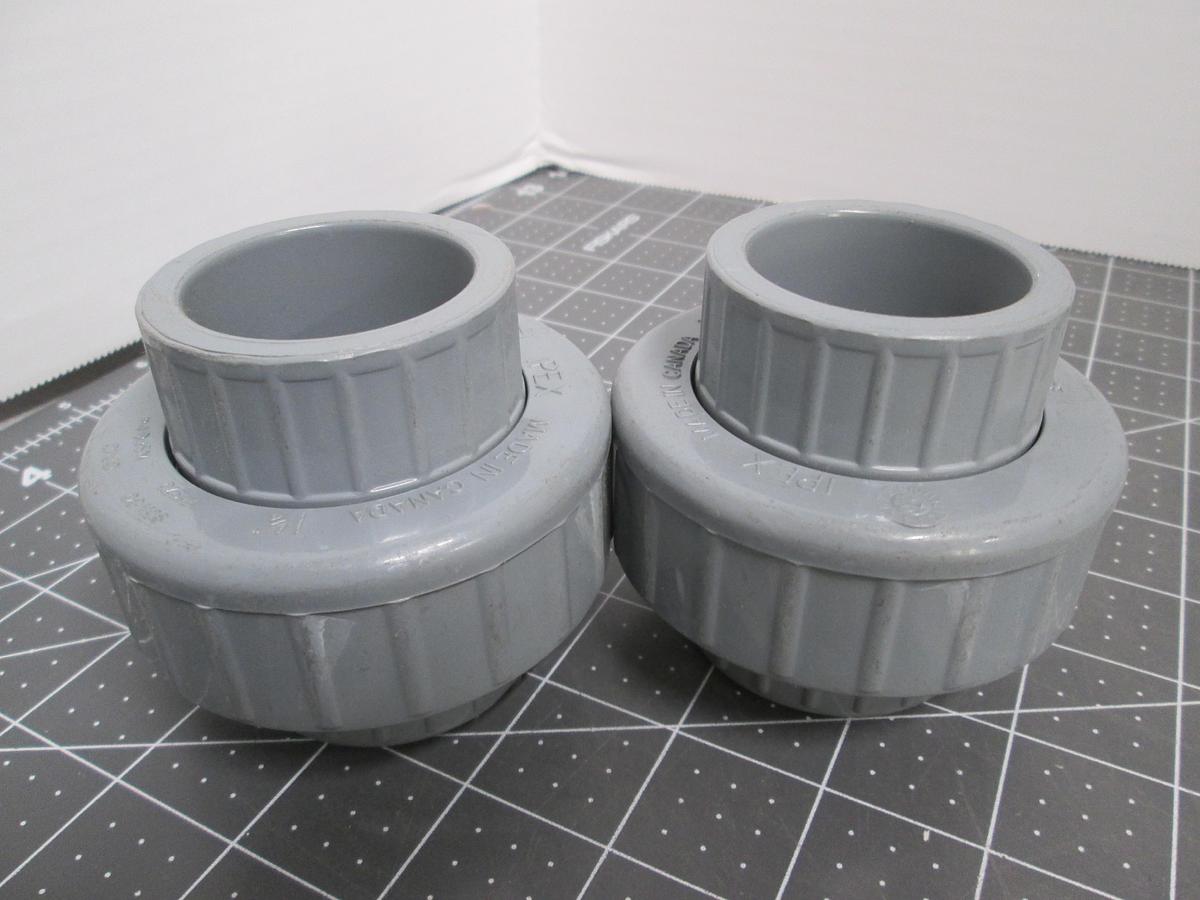 IPEX, 059574, 1-1/4" CPVC Schedule 80 Socket x Socket Union Lot 2 New