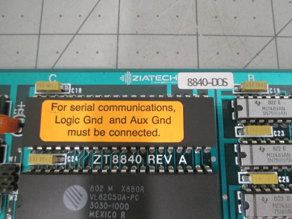 Used Ziatech, ZT8840, PCB Assy, Used