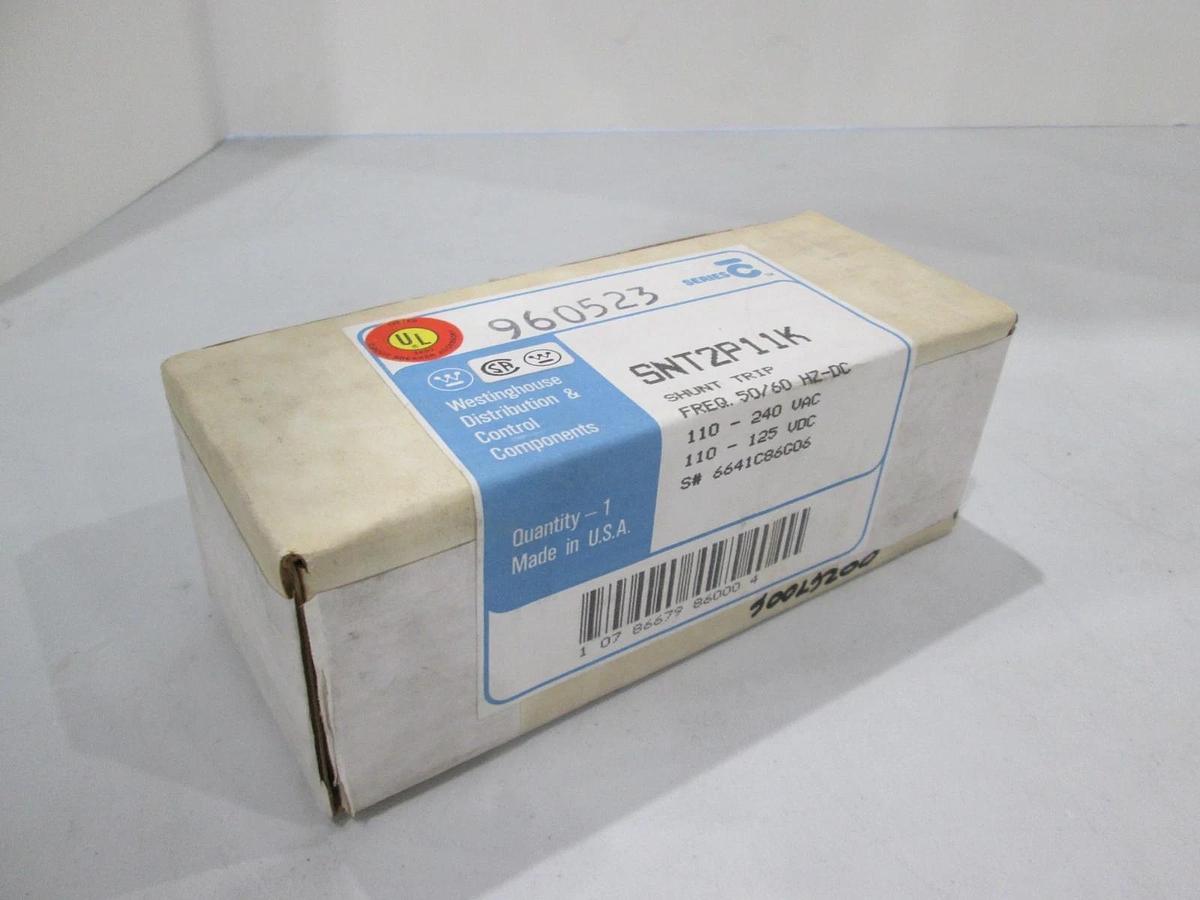 Westinghouse, SNT2P11K, Shunt Trip, 50/60Hz, New