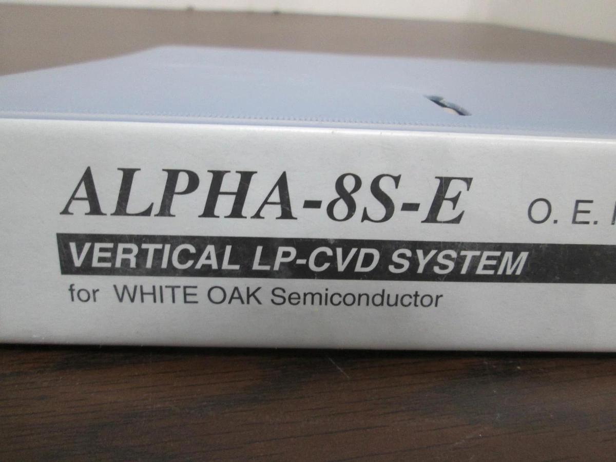 Used Tokyo Electron, ALPHA-8S-E, P-D-Poly, As-D-Poly O.E.M. Manual, Vol 2, Used