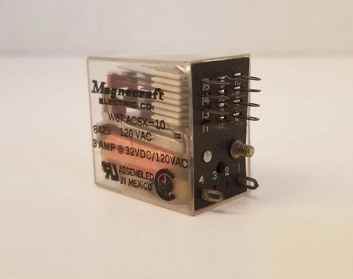 Used Magnecraft W67ACSX-10 Relay, Used