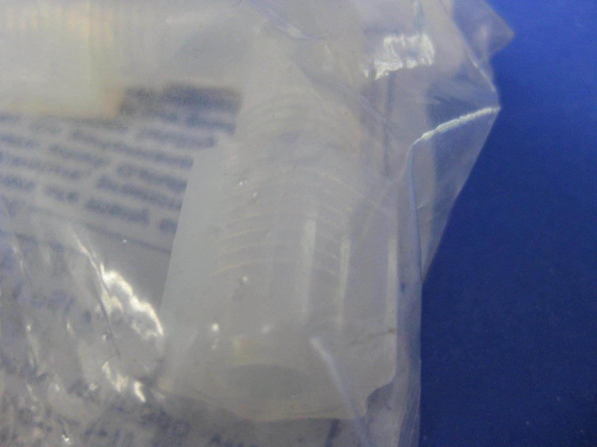 Galtek Entegris UE8M-6MN PFA Elbow Union Reducer, 8mm x 6mm Tube, Lot of 5 NEW
