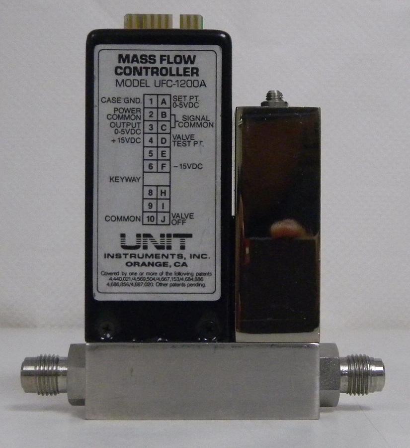 Used Unit UFC-1200A Mass Flow Controller, Gas- CL2, Range- 200 SCCM, Used