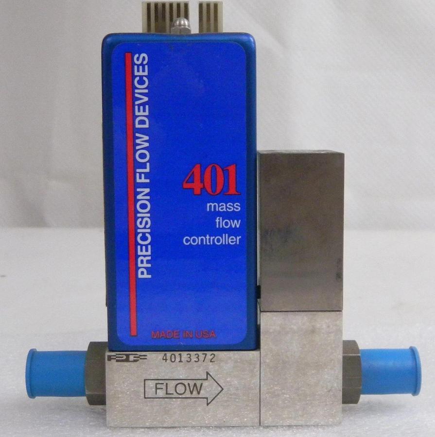Used Precision Flow Devices 401, Mass Flow Controller, Gas- N2, Range- 500 SCCM, VCR