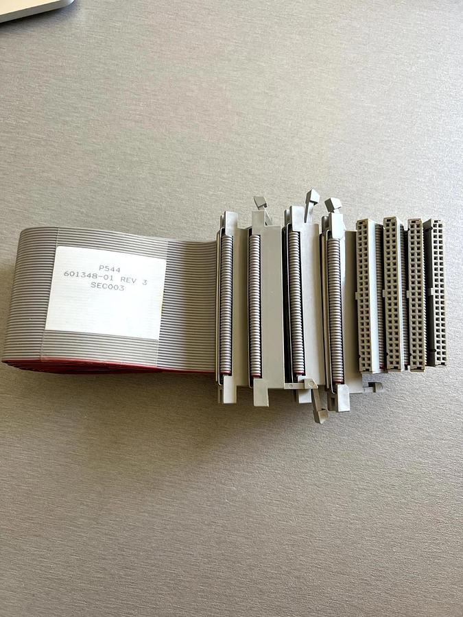 Used SVG VTR Ribbon Cable P/N: 601348-01 ASSY, HRNS, DWR Status 50 Pin, Used