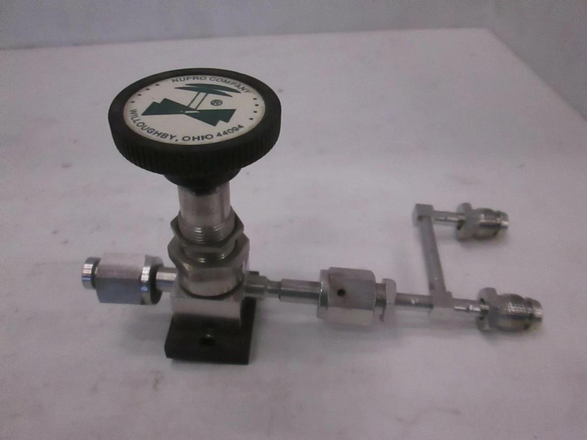 Used Nupro Valve Assy w/ 2 Ports, Used