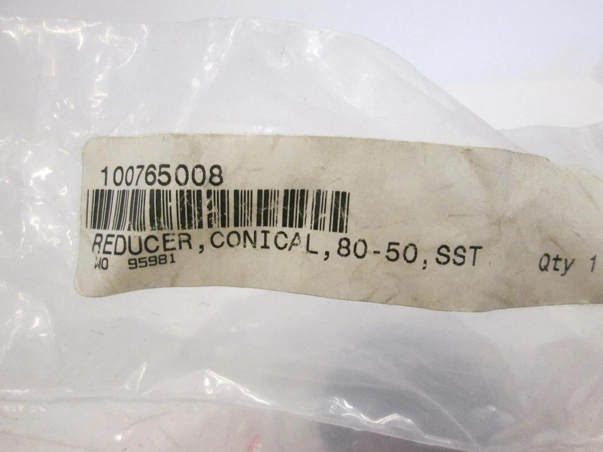 100765008, Reducer, Conical, 80-50, SST, New
