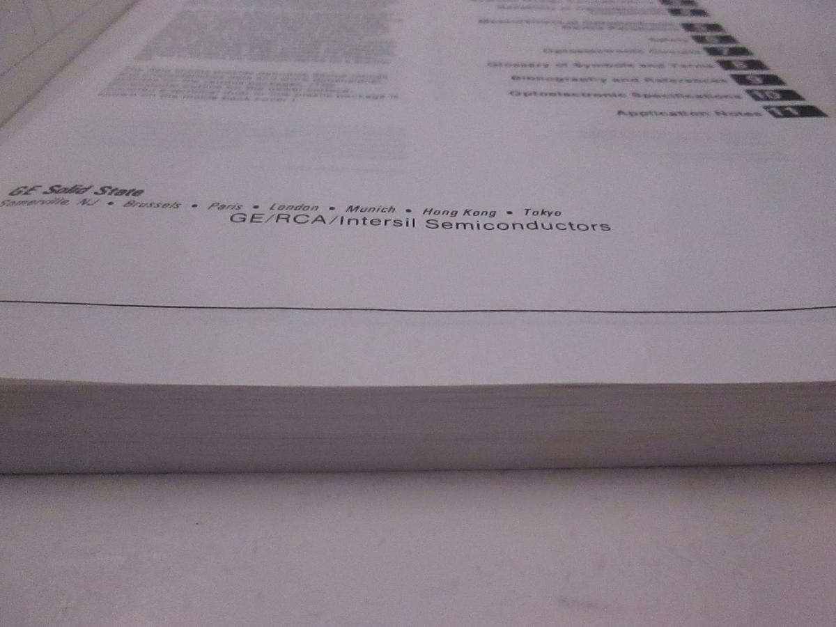 Used Ge Solid State Data Book Optoelectronics SSD-430, Used
