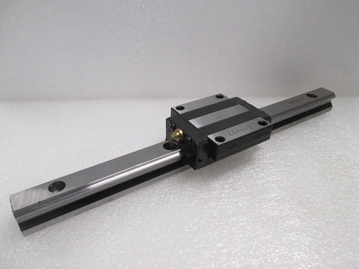 THK, HSR15, Linear Bearing Guide Block w/ G90097 Guide Rail, New