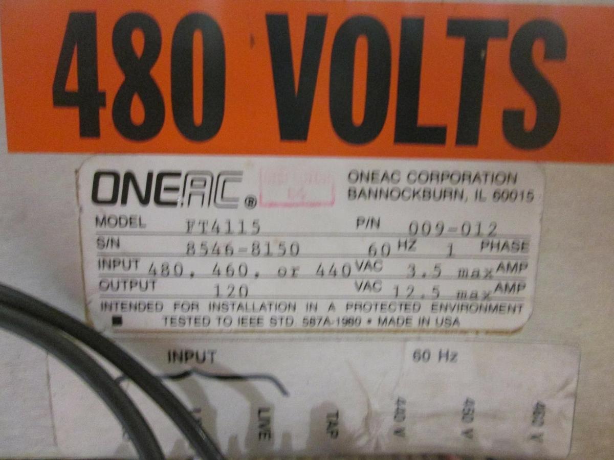 Used OneAC Power Supply Model FT4115