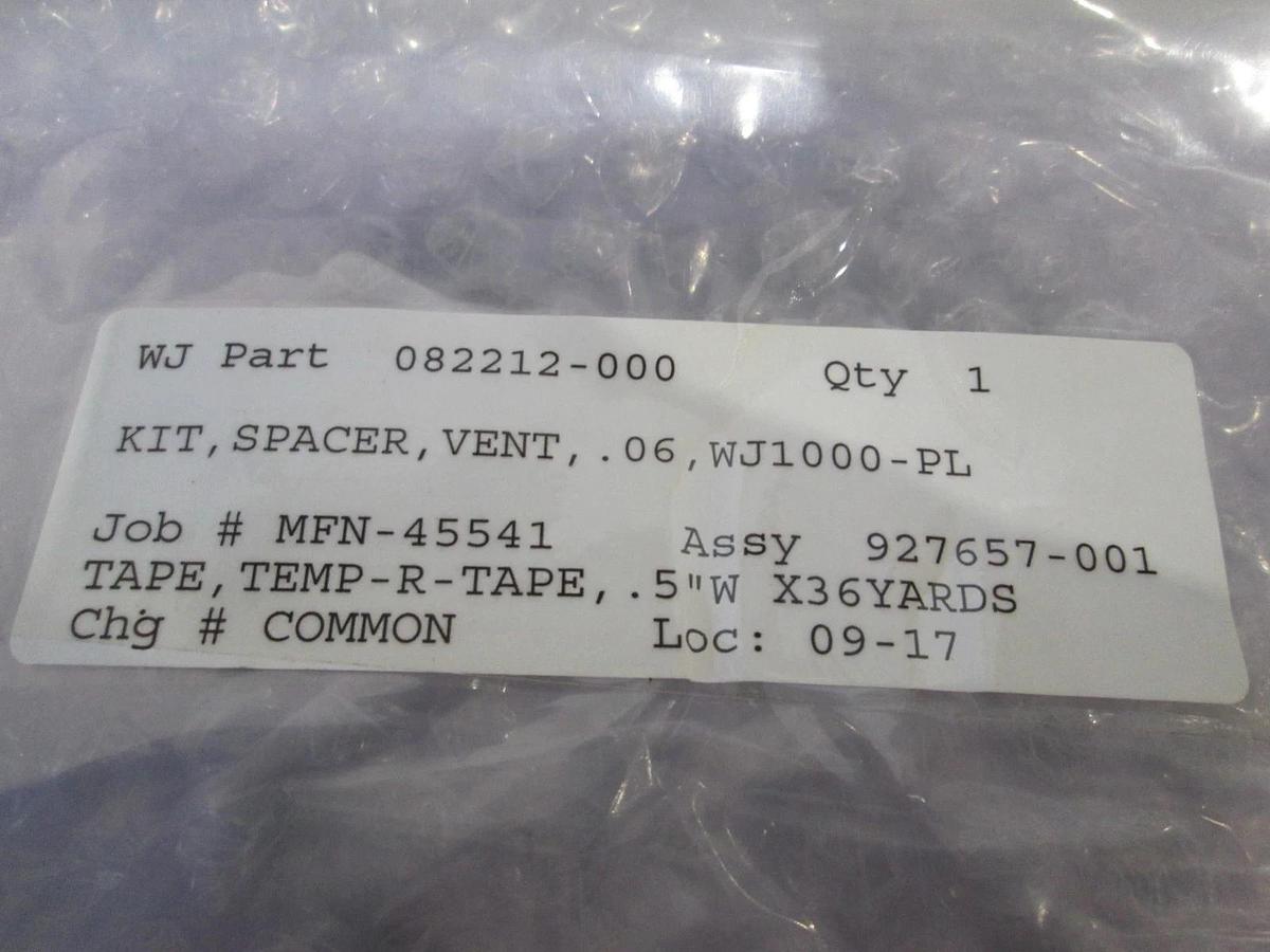 Watkins Johnson, 927657-001, WJ1000 APCVD Vent Spacer Kit, New