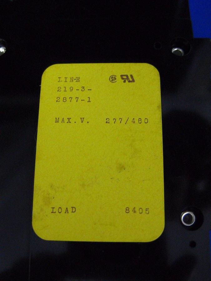 Used Airpax 219-3-2877-1, 3 Pole 277/480 V Magnetic Circuit Breaker - LOT of 2 NEW