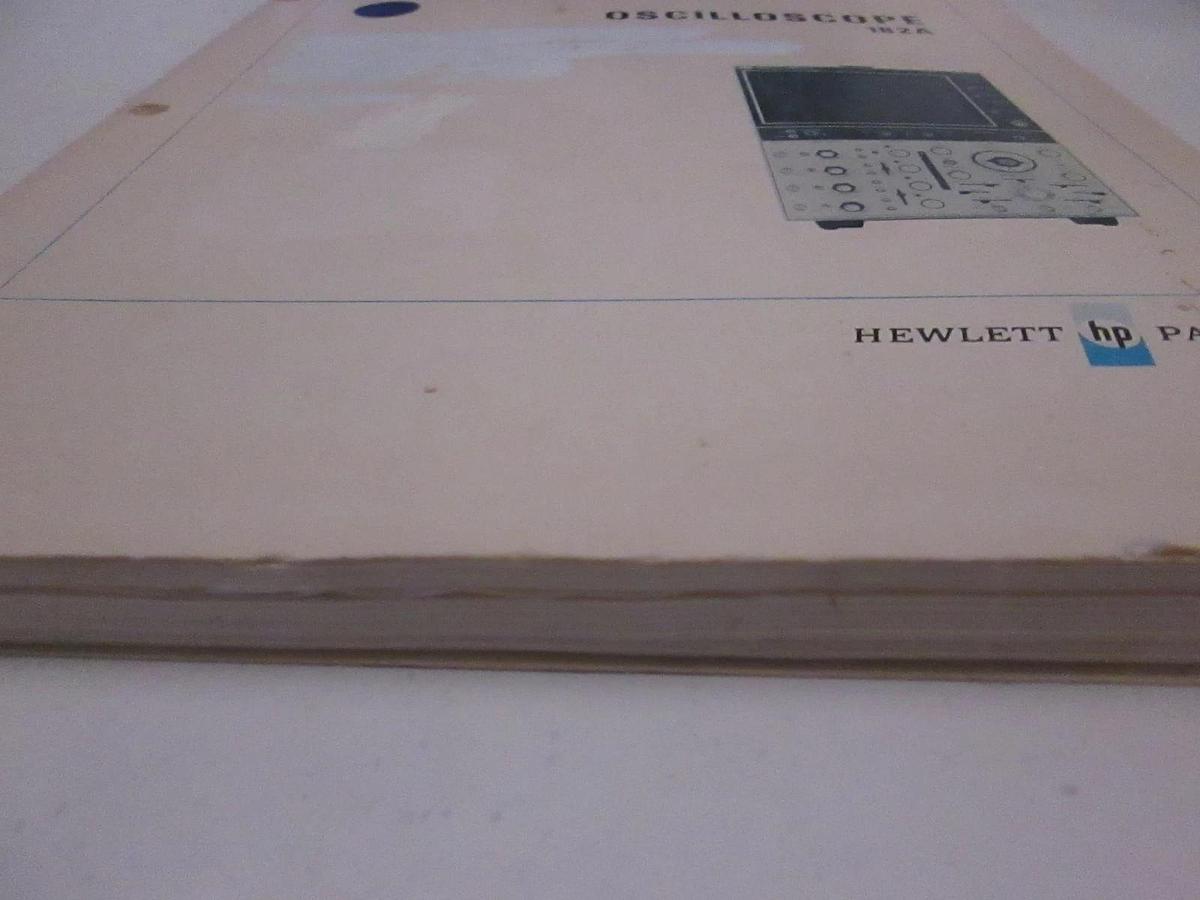 Used HP 182A Oscilloscope Operator and Service Manual, Used