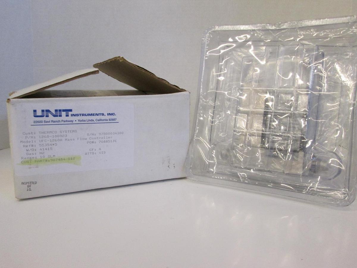 Used Unit UFC-1260A Mass Flow Controller MFC, N2, 10SLM, 1/4" Male