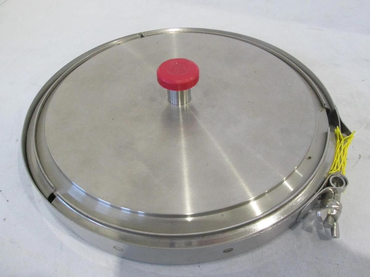 Used MDC, Blankoff Vacuum Plate, 10" Diameter, SST, Used