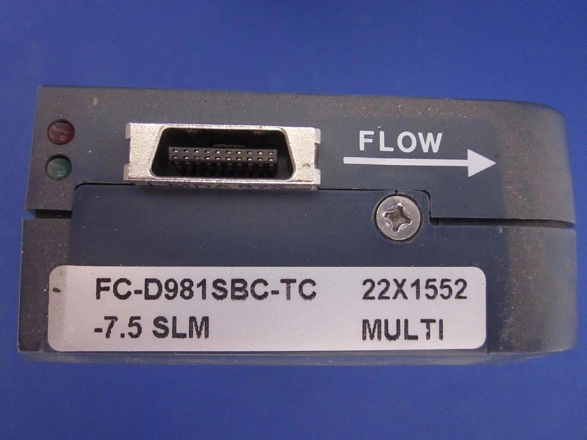 Used Aera FC-D981C Mass Flow Controller, w/ CA-98DU Module, Multi Gas, -7.5SLM